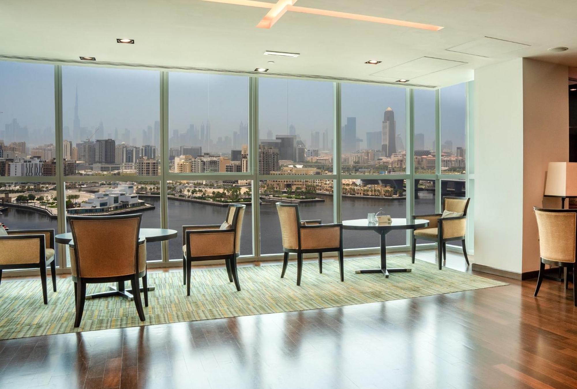 Intercontinental Residence Suites Dubai Festival City By Ihg Zewnętrze zdjęcie View from the lounge