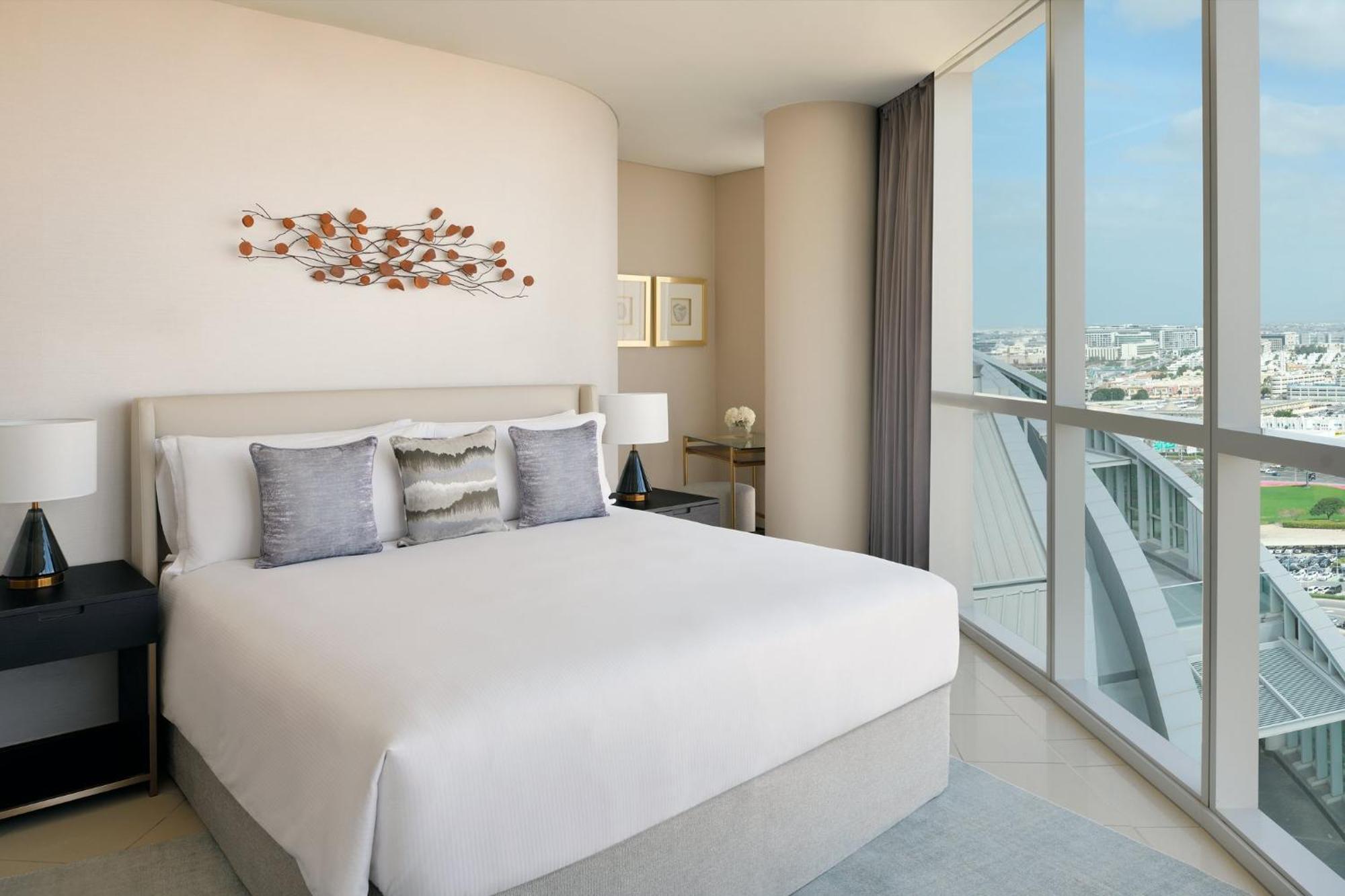 Intercontinental Residence Suites Dubai Festival City By Ihg Zewnętrze zdjęcie A bedroom at the hotel