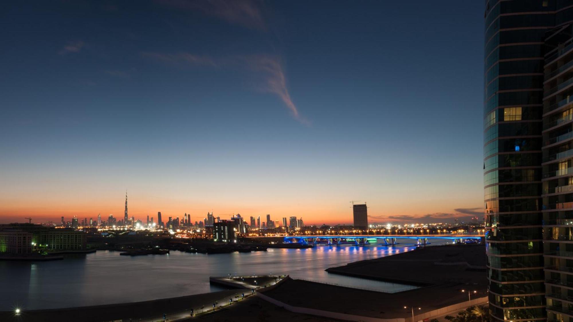 Intercontinental Residence Suites Dubai Festival City By Ihg Zewnętrze zdjęcie View of the city from the Marina